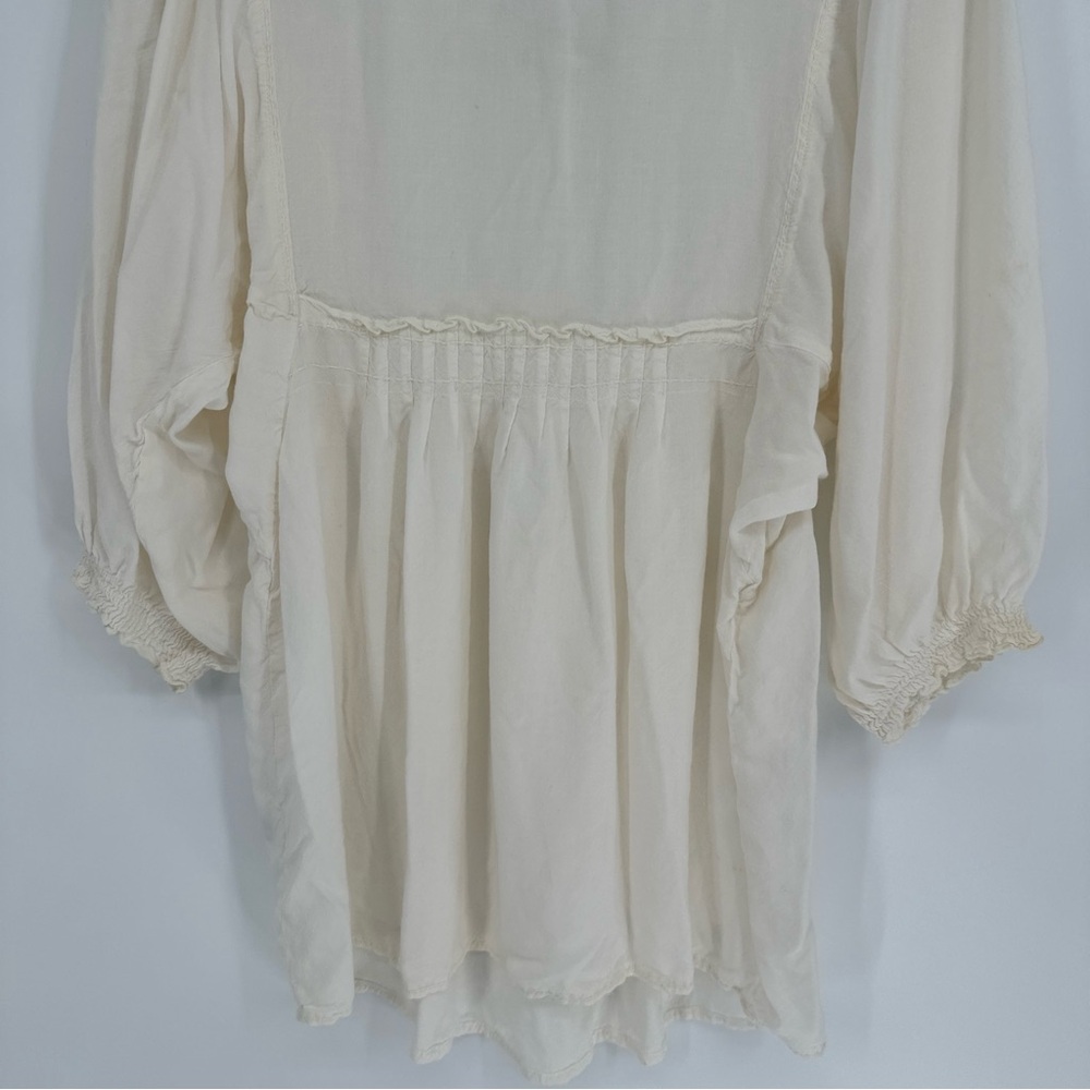 Nine West Vintage America Jean Ivory Boho‎ Keena Dress Womens Size Medium 2010 - Picture 11 of 13